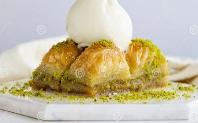 Turkish Baklava Sundae